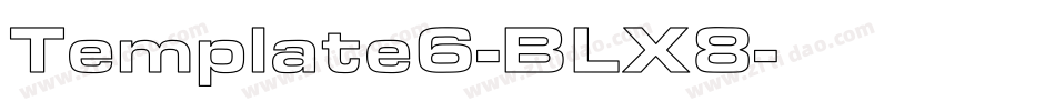 Template6-BLX8字体转换