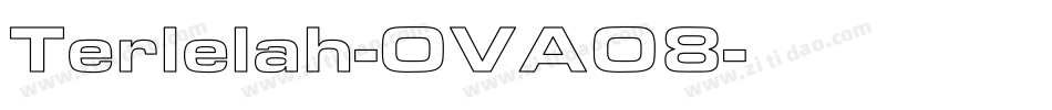 Terlelah-OVAO8字体转换