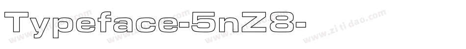 Typeface-5nZ8字体转换