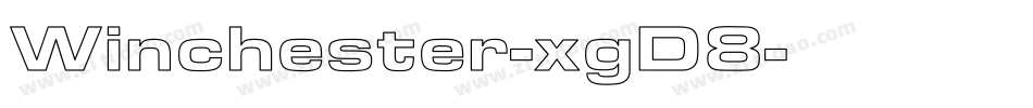 Winchester-xgD8字体转换
