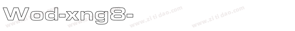 Wod-xng8字体转换