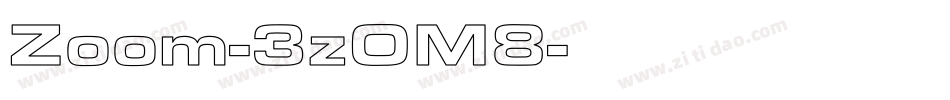 Zoom-3zOM8字体转换
