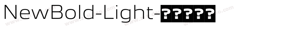 NewBold-Light字体转换
