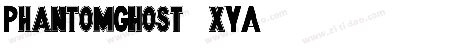 PhantomGhost-8xYA字体转换