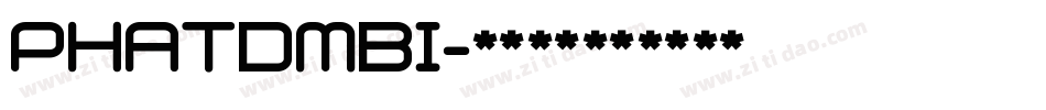 PHATDMBI字体转换