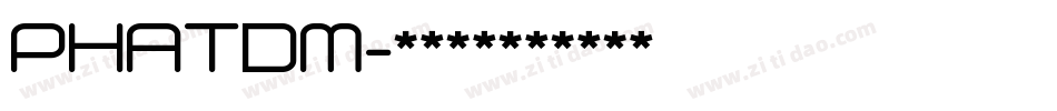 PHATDM字体转换