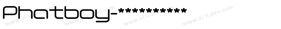 Phatboy字体转换