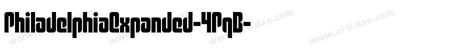 PhiladelphiaExpanded-4PqB字体转换