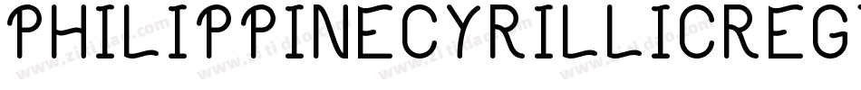 PhilippineCyrillicRegular-1rD2字体转换