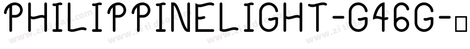 PhilippineLight-G46g字体转换