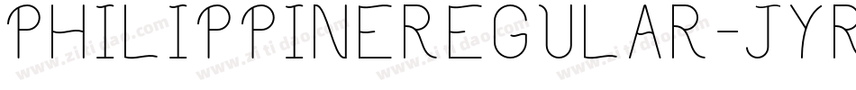 PhilippineRegular-jyR0字体转换