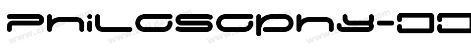 Philosophy字体转换