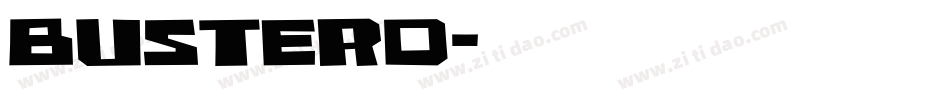 BusterD字体转换