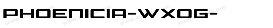 Phoenicia-WxoG字体转换