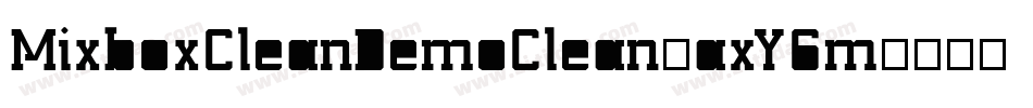 MixboxCleanDemoClean-axY6m字体转换