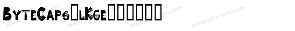 ByteCaps-lKge字体转换