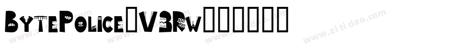 BytePolice-V3Rw字体转换