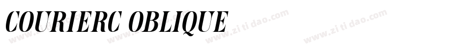 CourierC-Oblique字体转换