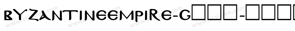 ByzantineEmpire-g953字体转换