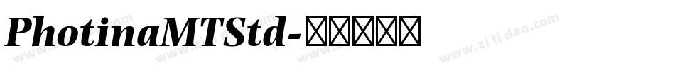 PhotinaMTStd字体转换