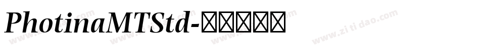 PhotinaMTStd字体转换