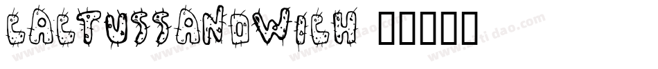 CactusSandwich字体转换