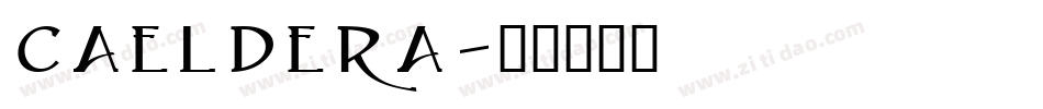 CAELDERA字体转换