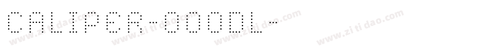CALIPER-000DL字体转换