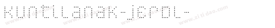 Kuntilanak-jErDl字体转换