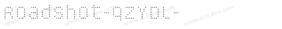 RoadShot-qZYDl字体转换