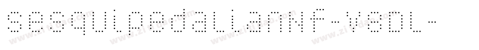 SesquipedalianNf-V8Dl字体转换