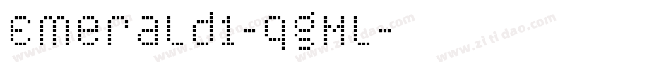Emerald1-qgMl字体转换