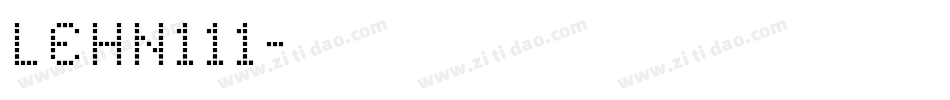 LEHN111字体转换