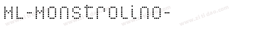 ML-Monstrolino字体转换