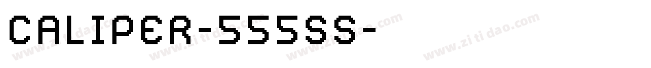 CALIPER-555SS字体转换