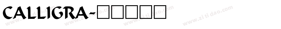 CALLIGRA字体转换