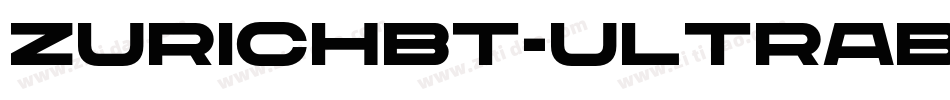 ZurichBT-UltraBlackExtended字体转换