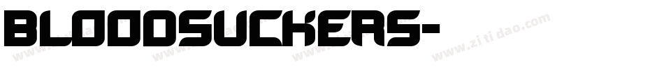 Bloodsuckers字体转换