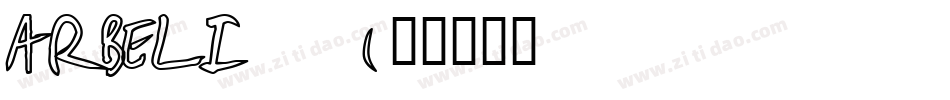 ARBELI__1字体转换