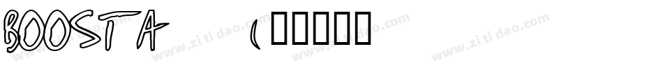 BOOSTA__1字体转换