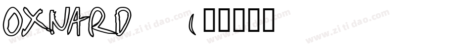 OXNARD__1字体转换