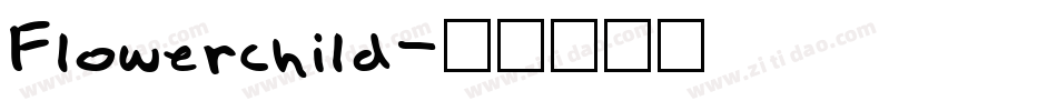Flowerchild字体转换