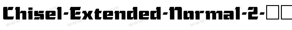 Chisel-Extended-Normal-2字体转换