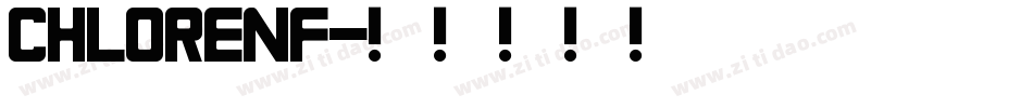 CHLORENF字体转换