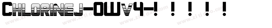 Chlorinej-0Wv4字体转换