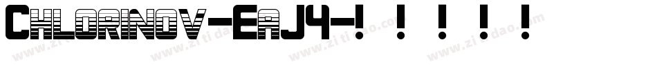 Chlorinov-EaJ4字体转换