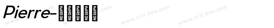 Pierre字体转换
