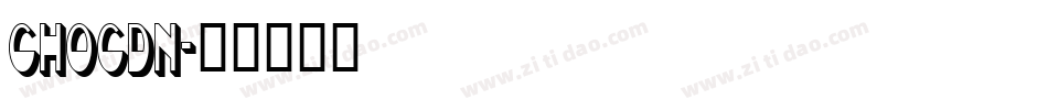 CHOCDN字体转换