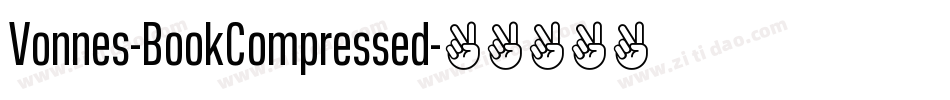 Vonnes-BookCompressed字体转换