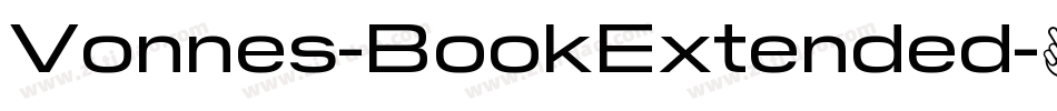 Vonnes-BookExtended字体转换